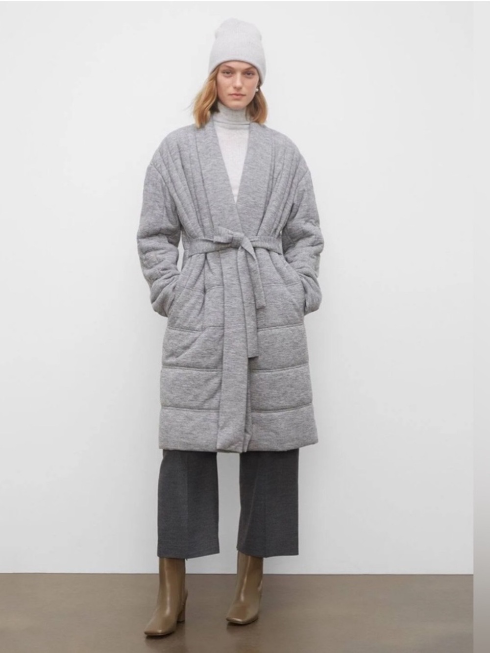 Club Monaco The Quilted Blanket Coat XS/S
